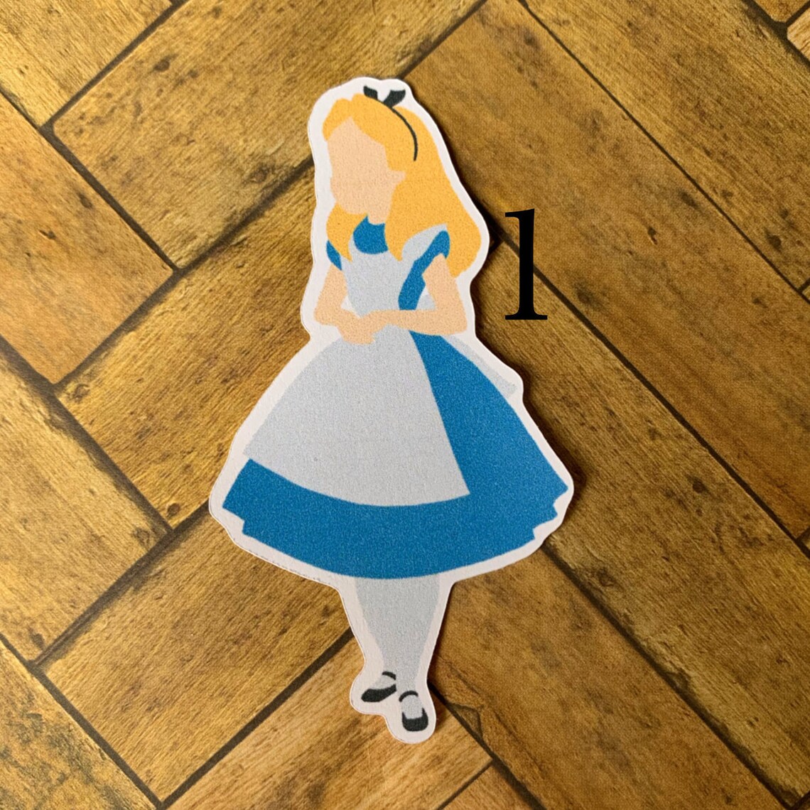 Alice in Wonderland Sticker Pack Etsy