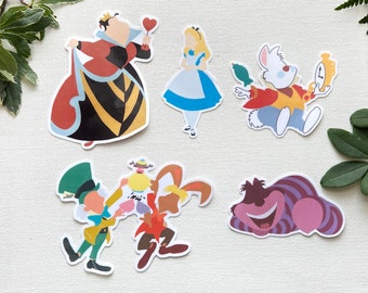 Alice in Wonderland Stickers