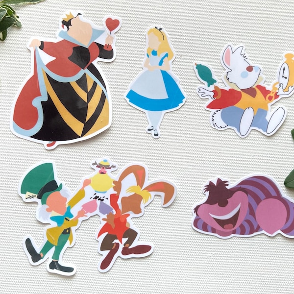 Alice in Wonderland Stickers