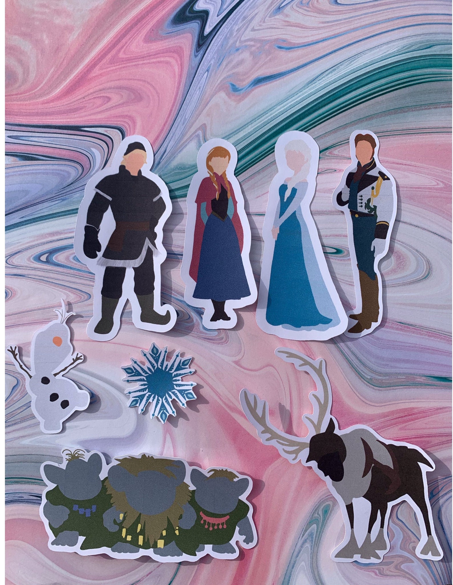 Frozen Sticker Pack Etsy