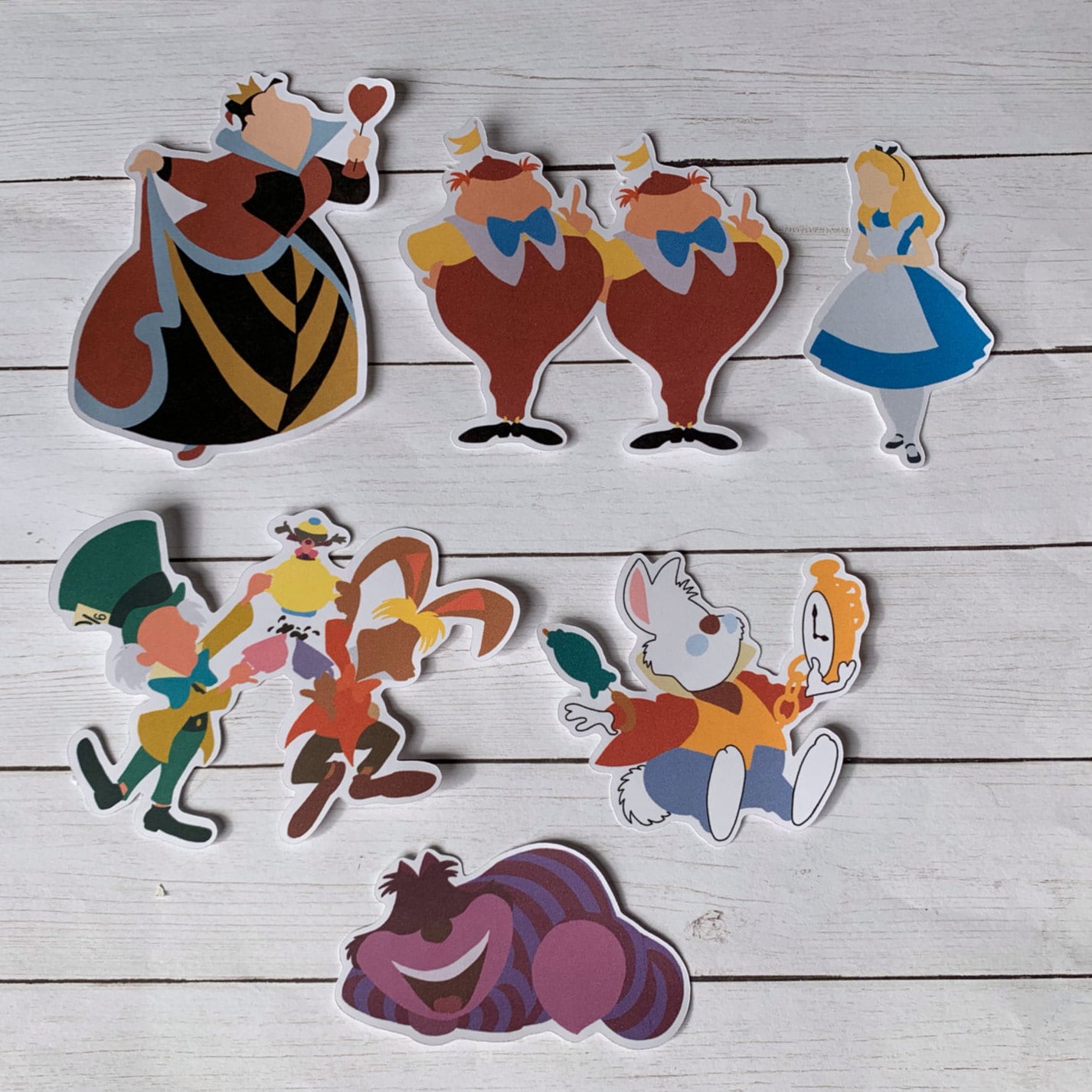 Alice in Wonderland Sticker Pack Etsy