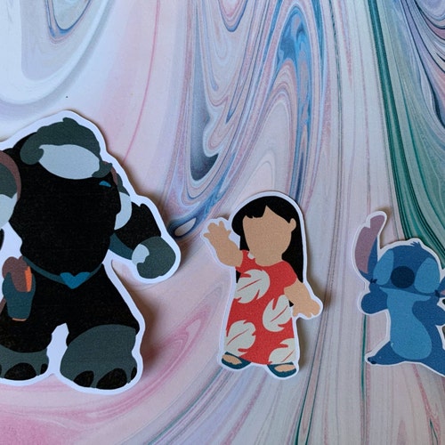 Lilo and Stitch Vinyl Stickers - Etsy