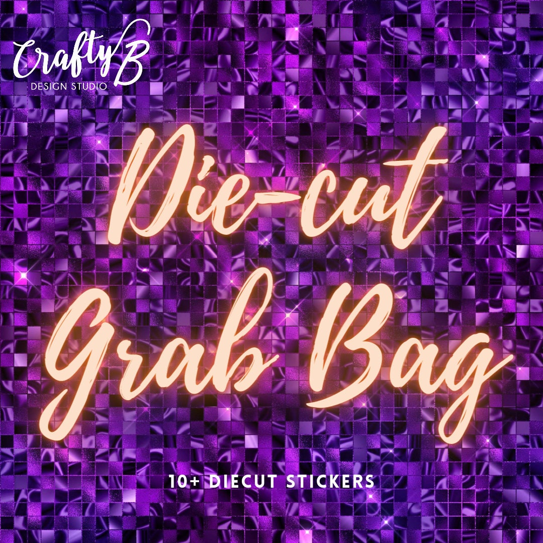 DIE CUT Grab Bags Sticker Deco Decorative Stickers Functional Stickers