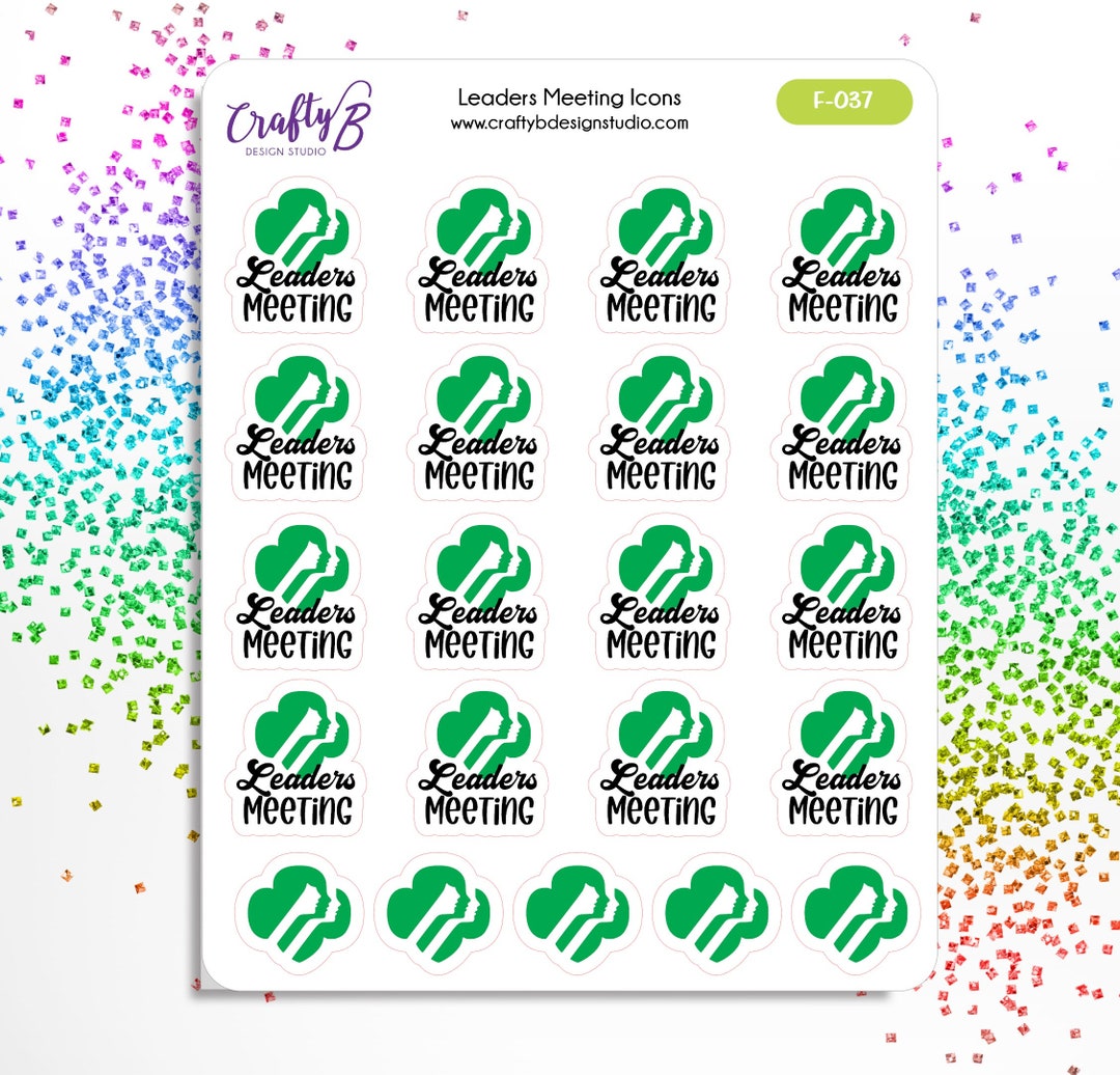 Leaders Girl Scout Meeting Stickers Aufkleber Deko Dekorative Aufkleber ...