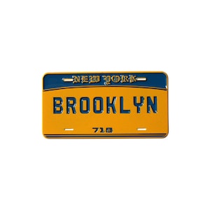 Brooklyn Plate Enamel Pin