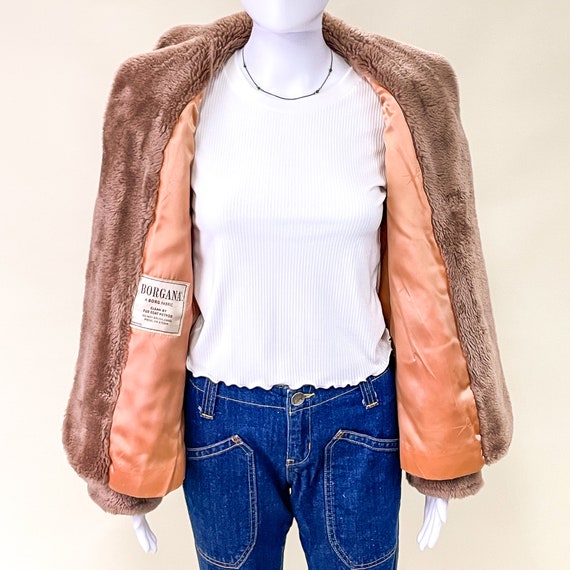 Vintage Fluffy Jacket / Vintage Borgana Jacket / … - image 6