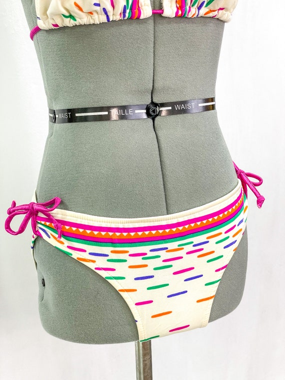 Vintage Confetti Bikini / Vintage Triangle Bikini… - image 7