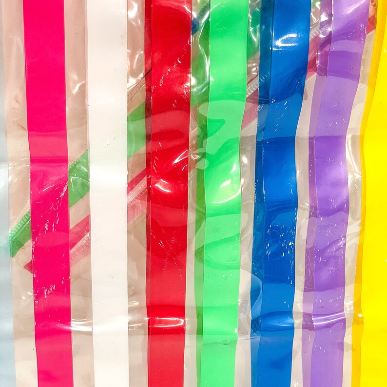 Vintage Striped Tote / Vintage Plastic Tote / Striped Plastic Etsy