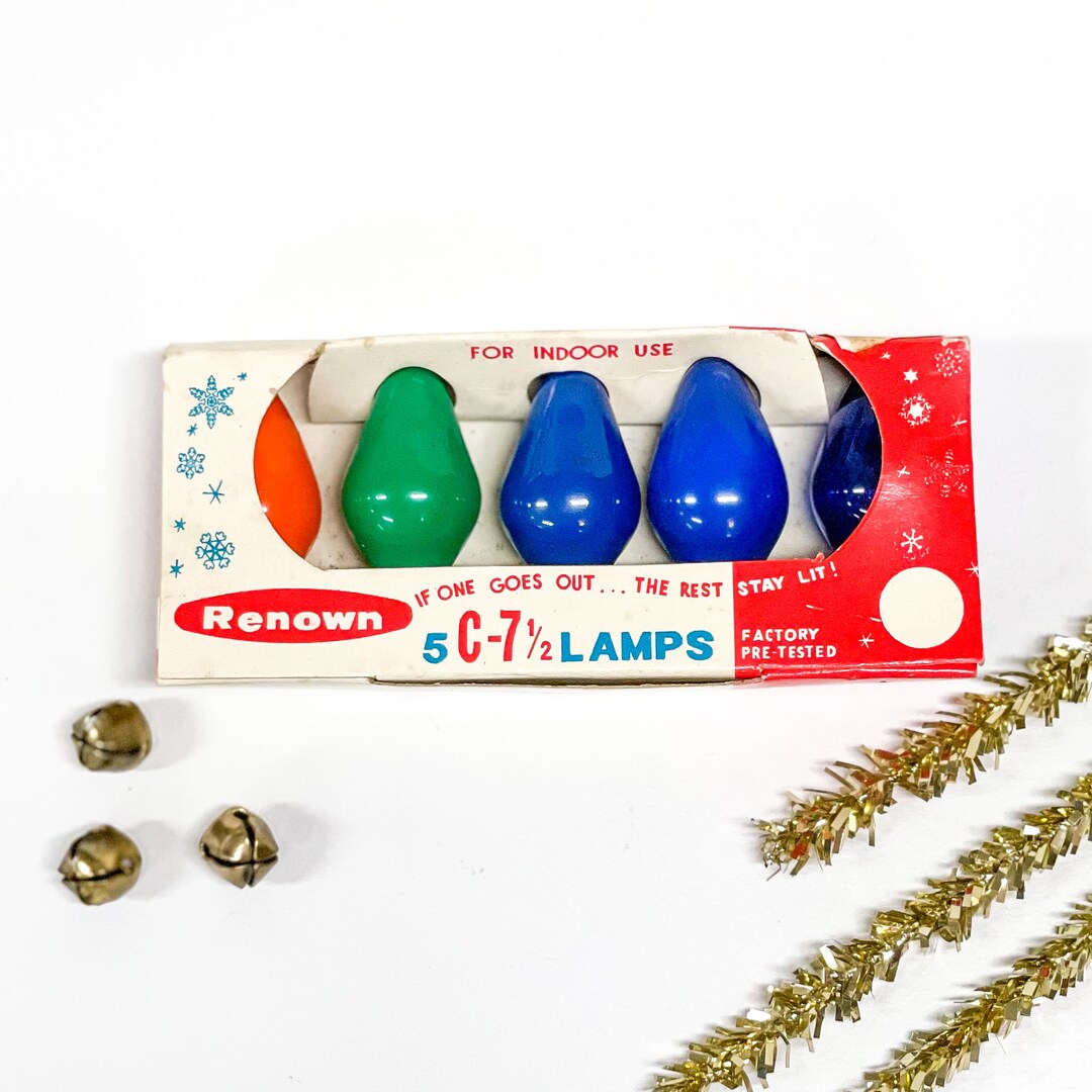 Vintage Christmas Bulbs / Vintage Christmas Lights / Vintage Etsy
