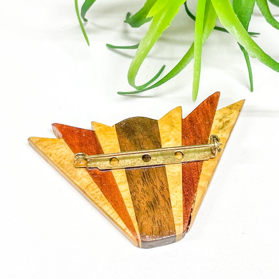 Wooden broach deals