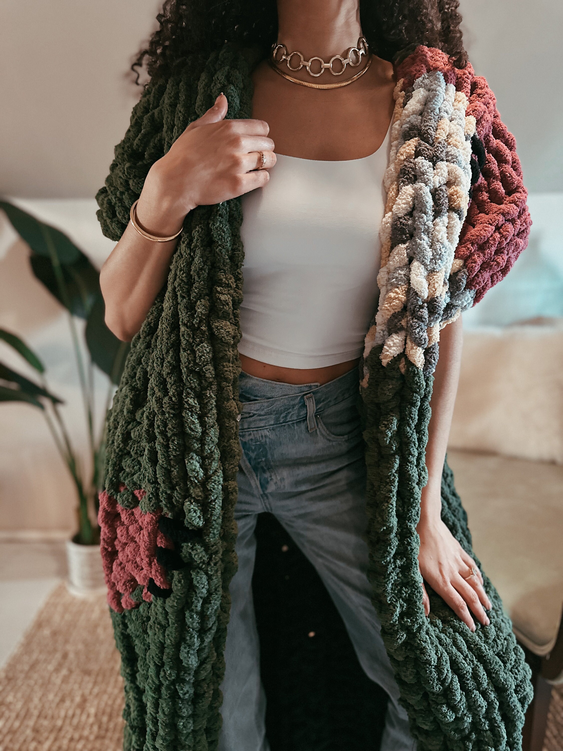 Chunky Crochet Duster Cardigan Pattern Etsy