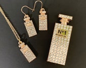 No.5 Earrings,Coco Necklace,Coco Perfume Bottle Brooch,Tweed Jacket broche,camellia pin,CC earrings,camelia brooch,gift for her,No.g brooch