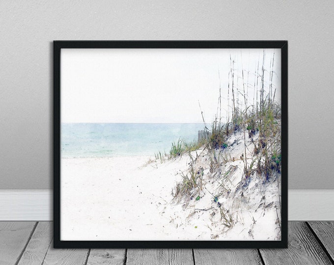 Beach Walkway, Watercolor Picture, Printable Wall Art, Beach Picture, Home Decor, Instant Print, Digital Download