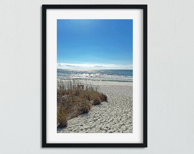Seaside Beach Florida, Printable Wall Art, Beach Picture, Wall Hanging, Home Decor, Instant Digital Print, Digital Download