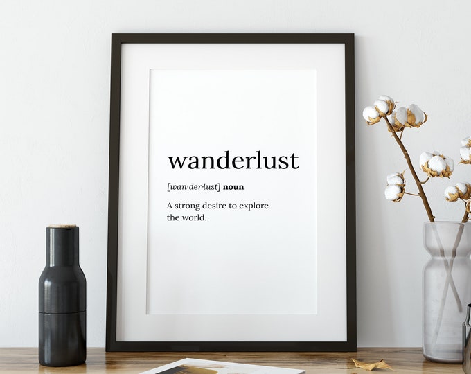 Wanderlust - Travel Digital Download Picture