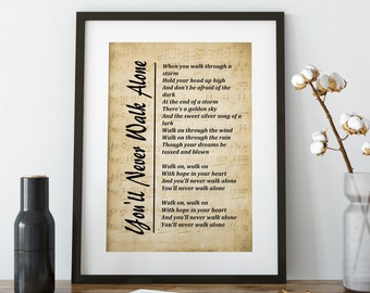 Never Walk Alone Etsy