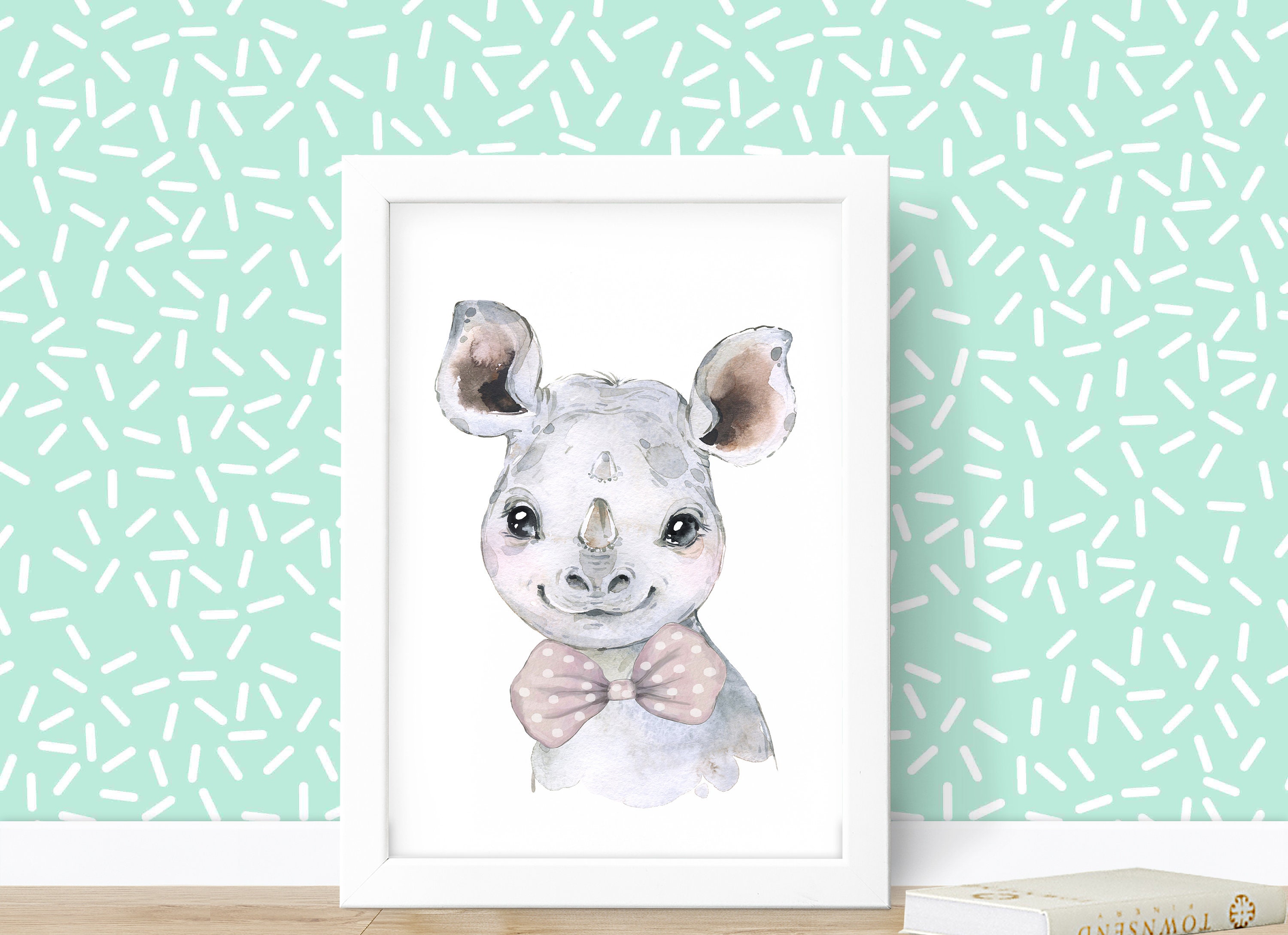 3 Safari Jungle Nursery Wall Art Printable Boys Room Décor Etsy