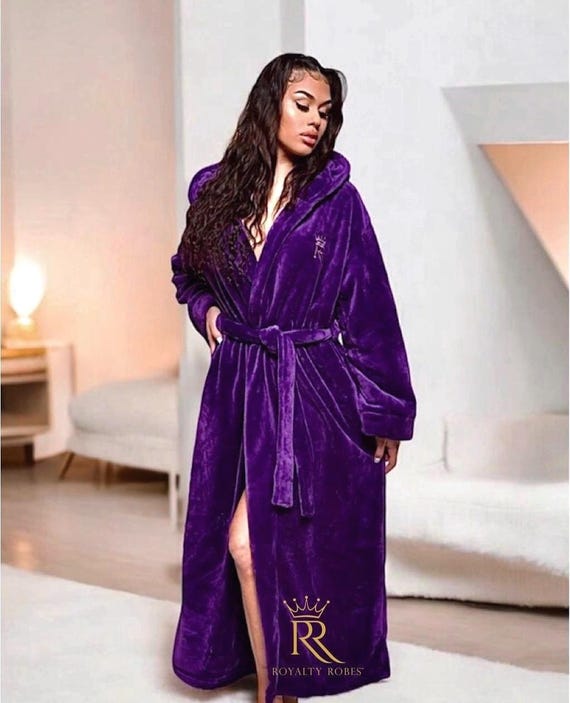 Purple house coat hotsell