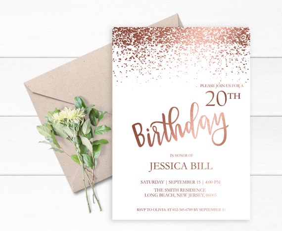 Adult Birthday Invitations Send Online Instantly Rsvp Tracking