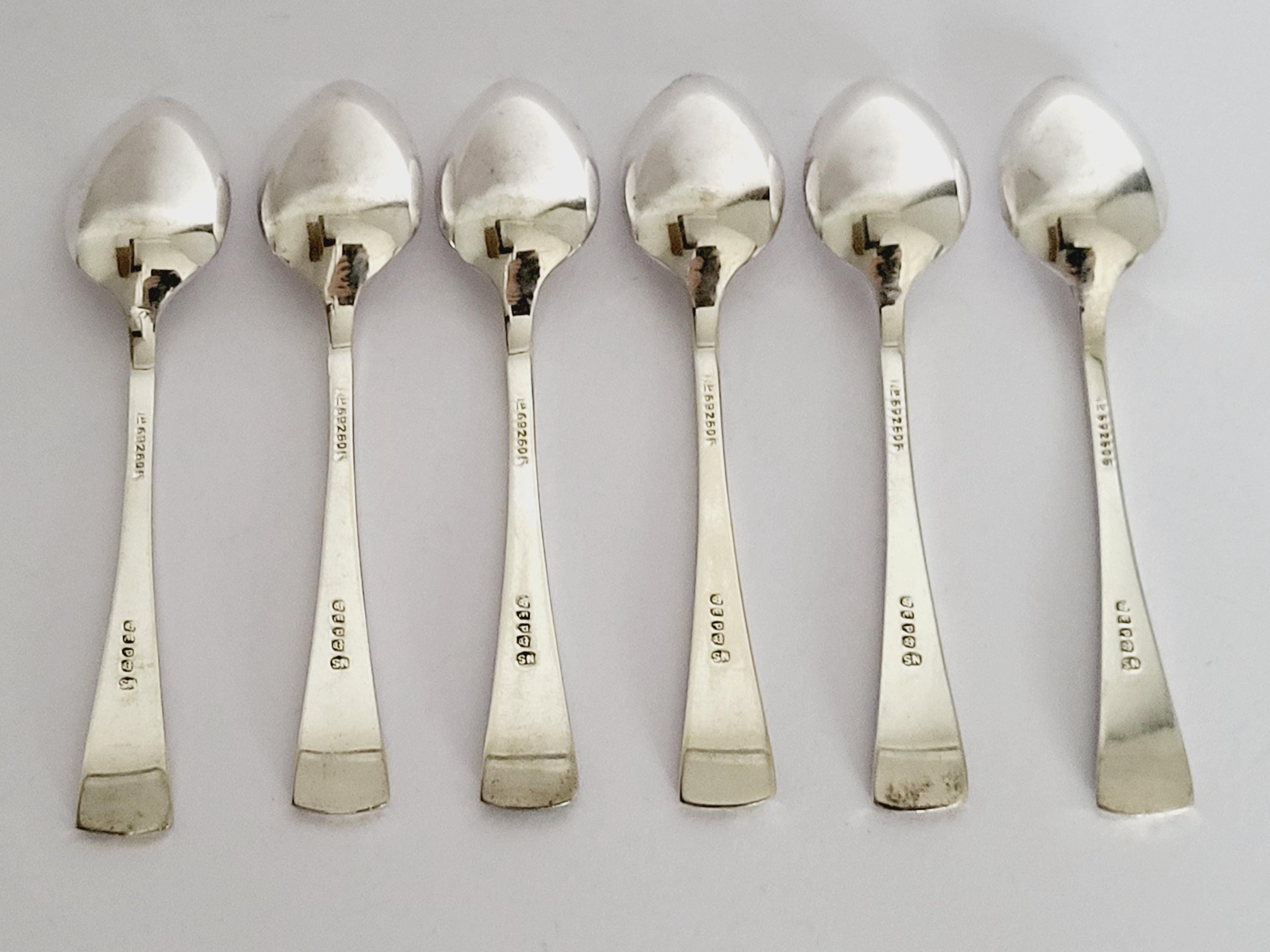 デンマーク製 ティースプーン6本セットE.P.N.S 魅力的なシルバーメッキ