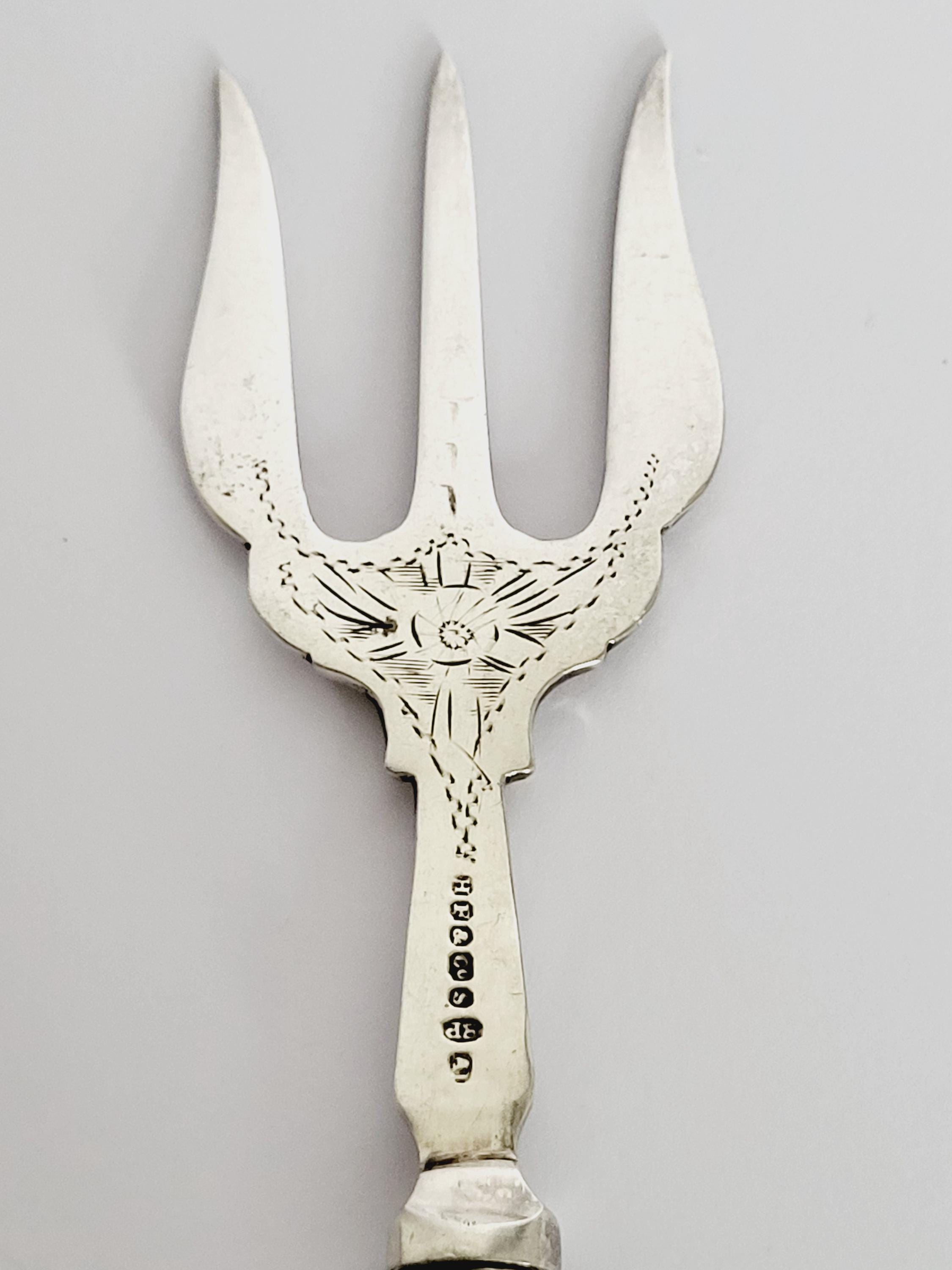 M14 マザーオブパール ヴィンテージ フォーク 装飾的な短い