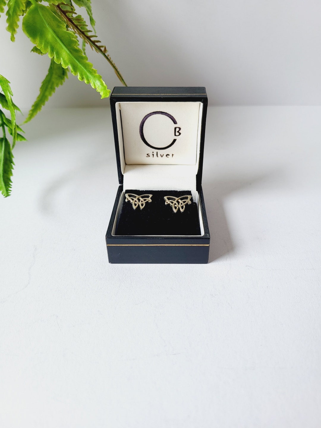 Orecchini da donna in argento Sterling 925, a forma di farfalla