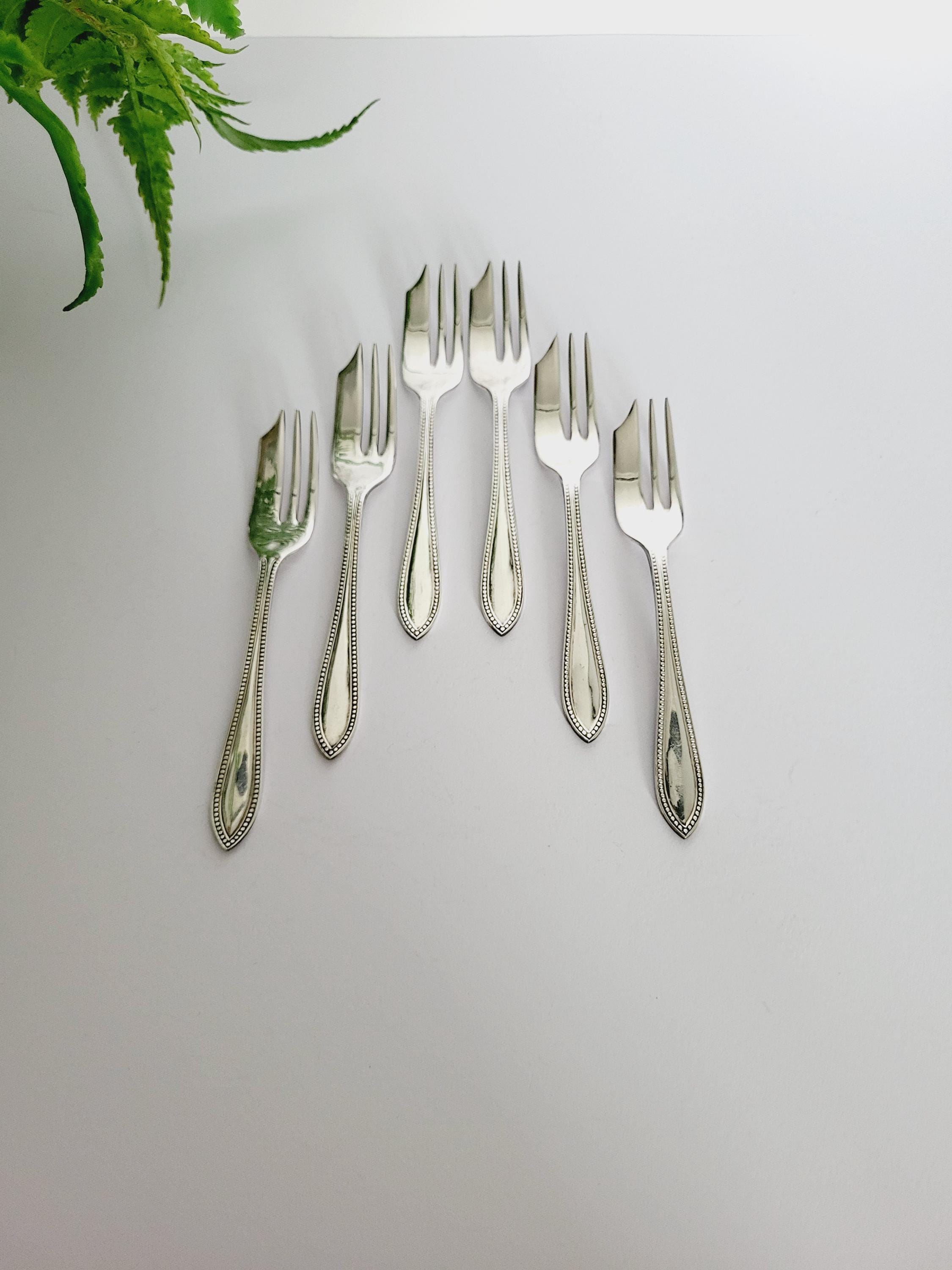 イギリス シルバーケーキフォーク ペイストリーフォーク ケーキ