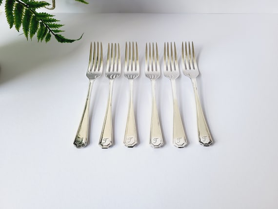 Set of 6 Insignia Plate 'EPNS A1' Vintage Silver Plated Forks - Etsy