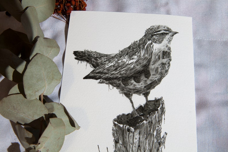 Birdie House Gicl\u00e9e print