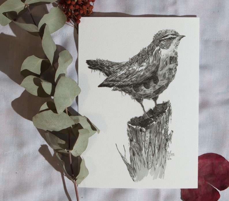 Birdie House Gicl\u00e9e print