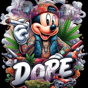 Desenho Mickey Dope PNG