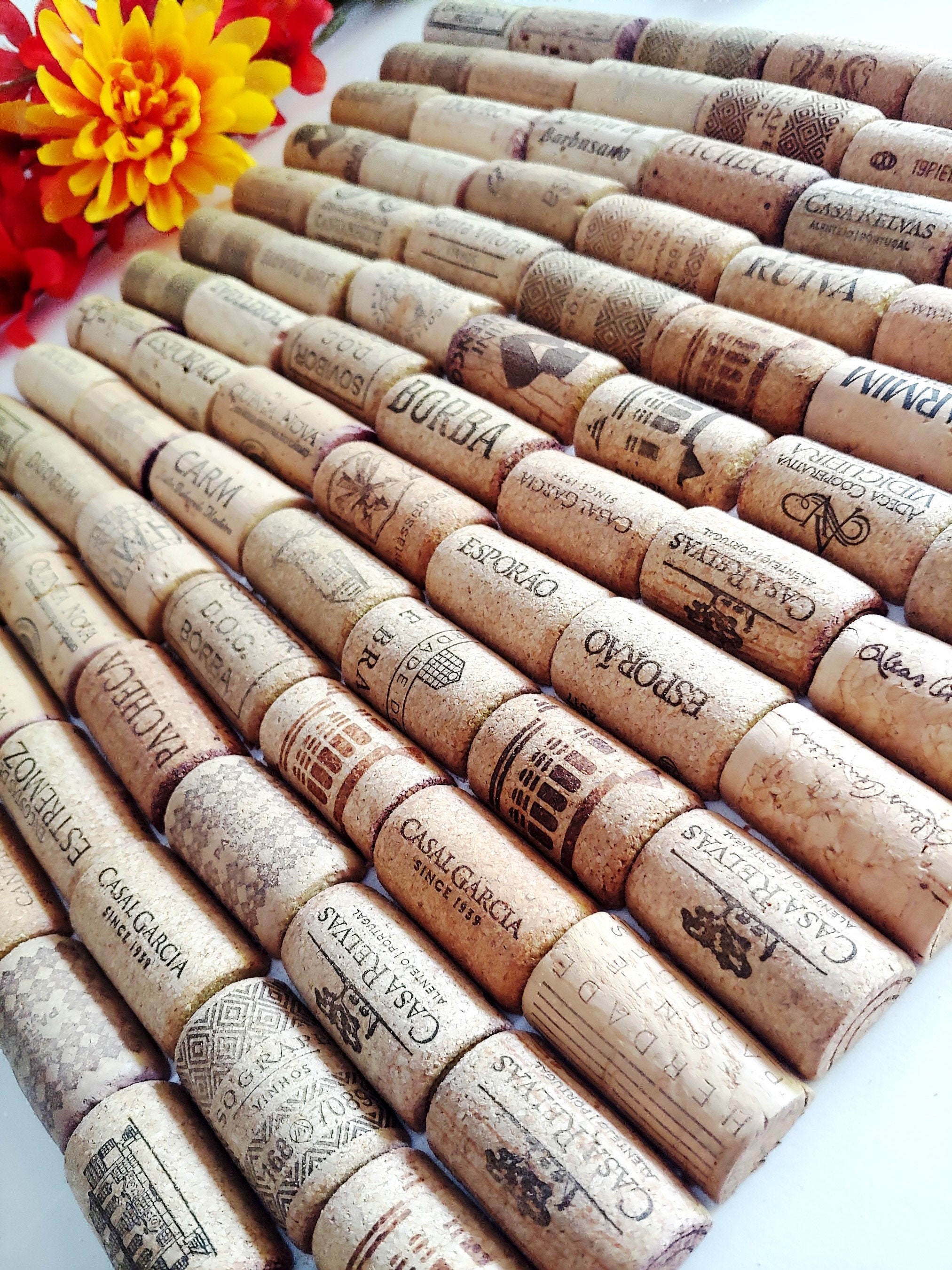 Used Cork Halves Assorted Precut Wine Corks Halves Wine Etsy