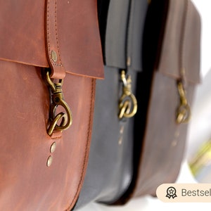 Leather Backpack Women Etsy