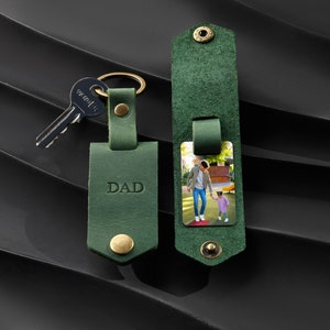 Kalenderfotosleutelhanger, fotocadeau voor hem, cadeau sleutelhouder jubileum, sleutelhanger cadeau foto paar, cadeau herenaccessoire
