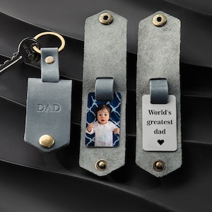 fotosleutelhangercadeau, fotocadeau formen, leren herenaccessoire, fotosleutelhangercadeau, fotosleutelhanger, jubileumcadeau voor hem