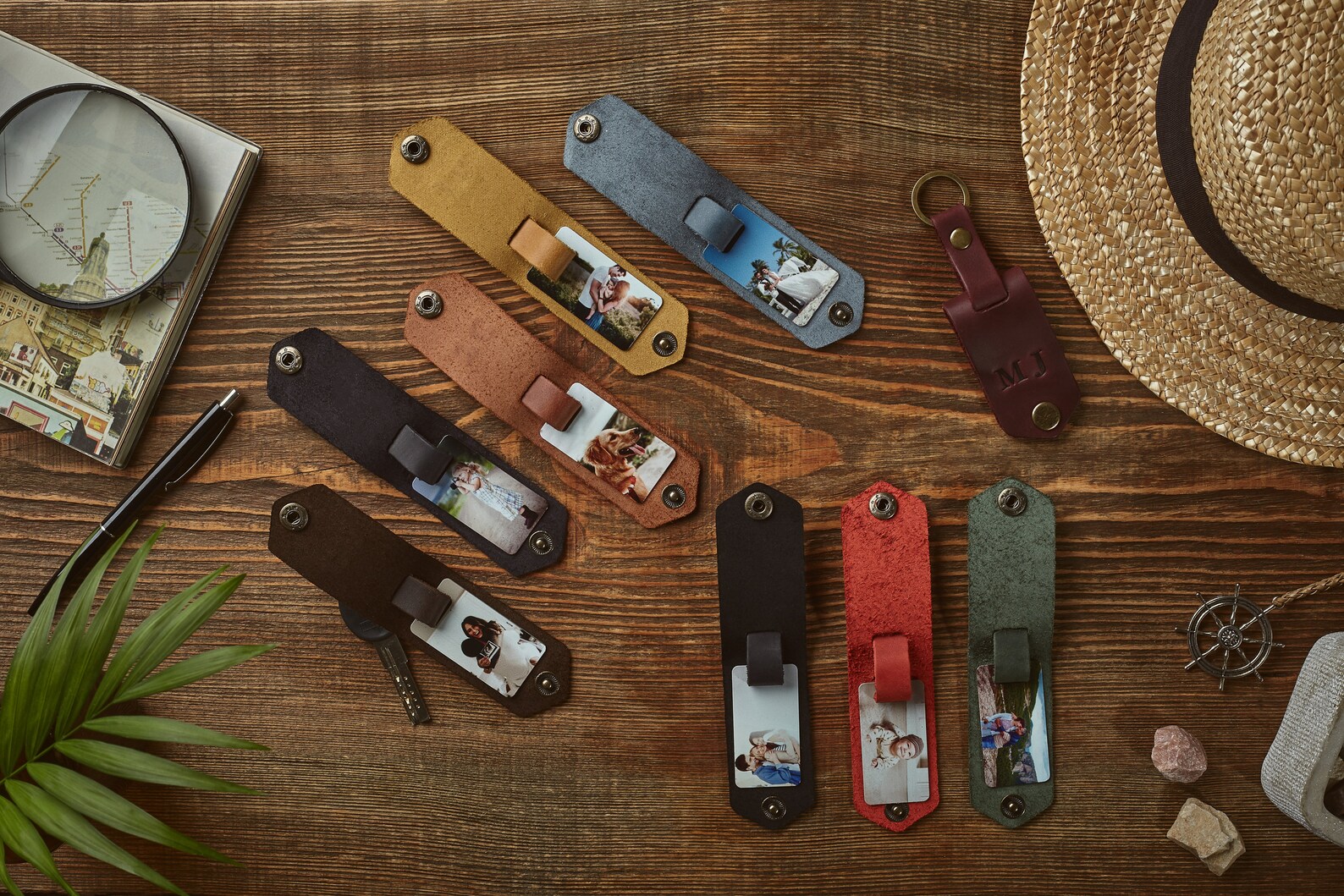 Personalized Memory Keychain With Your Photo Valentines Day Etsy