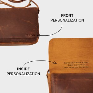 Leather briefcase, Laptop briefcase, Laptop shoulder bag, Crossbody messenger, Leather Messenger, Mens office handbag, Birthday mens gift image 6