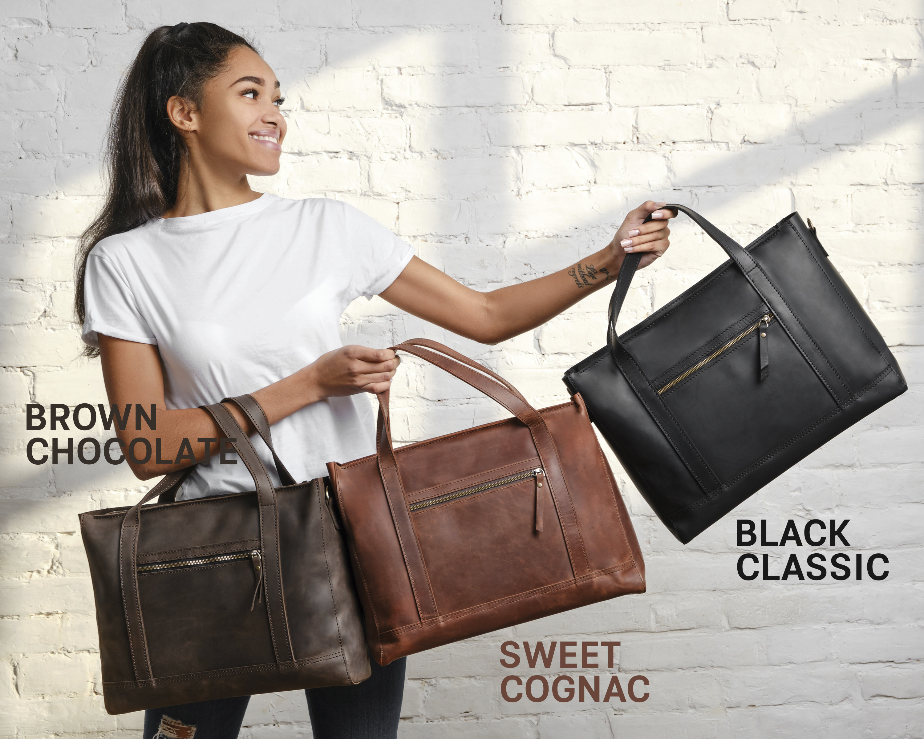 Leather Laptop Tote Bag Macbook Air Sleeve Personalized Etsy Canada