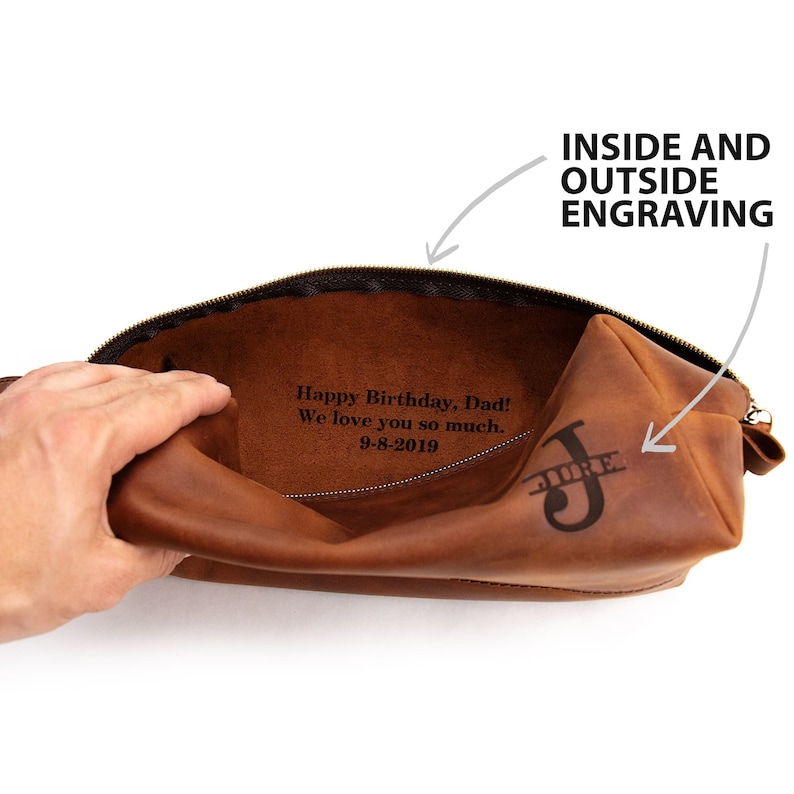 LeatherMySkin Toiletry Bag - Thumbnail 4