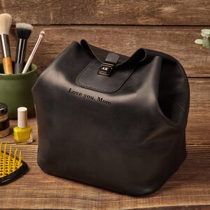 Trousse cosmétique, cadeau femme, trousse de maquillage en cuir, trousse de toilette femme, rangement soin de la peau, trousse beauté de voyage, cadeau d'anniversaire