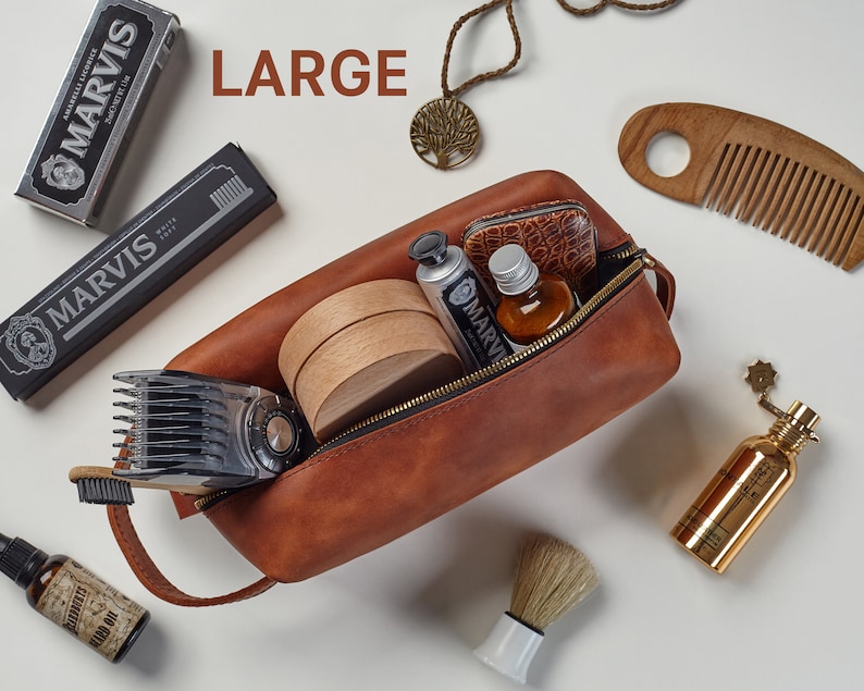LeatherMySkin Toiletry Bag - Thumbnail 5