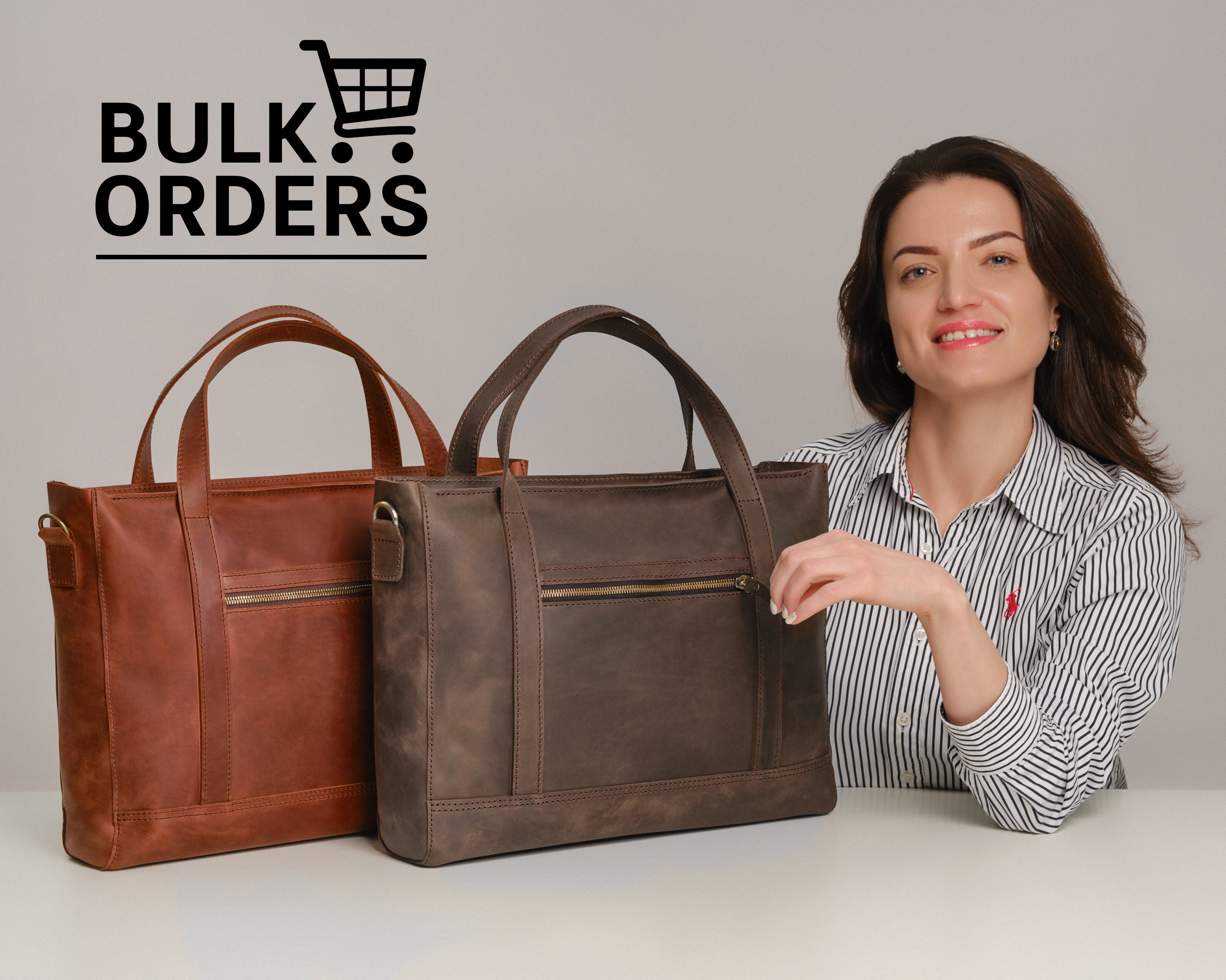 Leather Womens Laptop Tote Bag Custom Womens Gift - Etsy Denmark