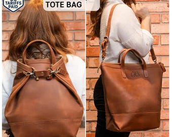 Women’s Convertible Leather Bag