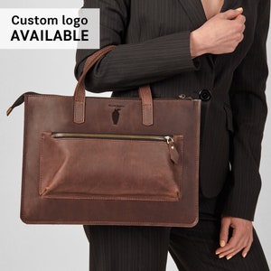Office Laptop Bag, Business Laptop Briefcase, Engraved Laptop Case ...