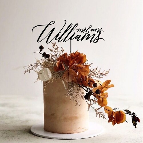 Gold Wedding Cake Topper by Luxtomi Gold Silver Rose Gold Etsy