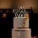 Gold Wedding Cake Topper by Rawkrft - Gold, Silver, Rose Gold or Natural Wood - Customize Your Own - Designed and Made in Los Angeles 