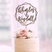 Gold Geometric Wedding Cake Topper by Rawkrft - Gold, Silver, Rose Gold or Natural Wood - Customize Your Own - Made in Los Angeles