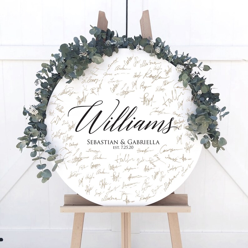 Alternative guest book