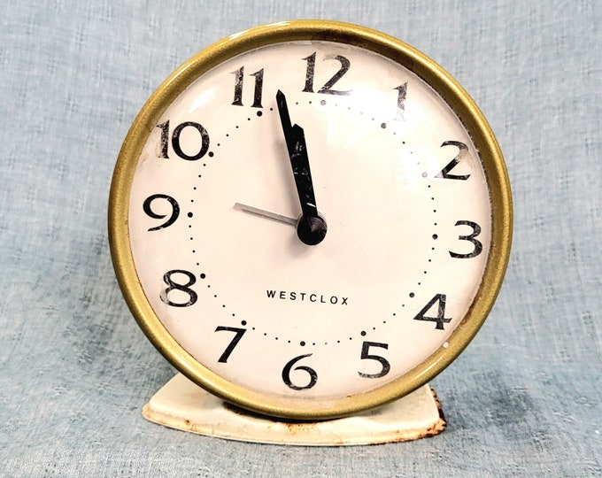 Westclox Wind up Alarm Clock Etsy