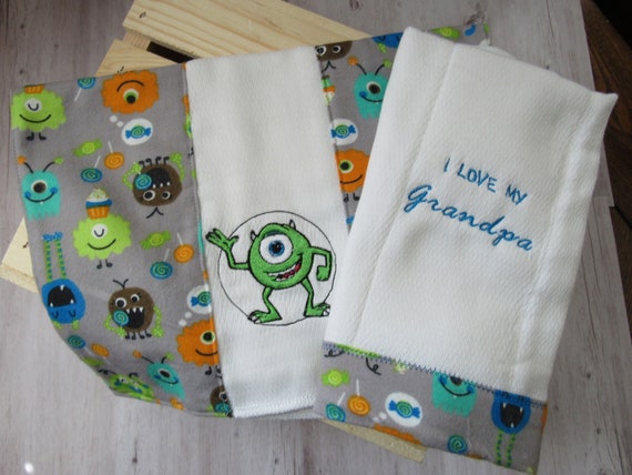 burp cloths made from diapers